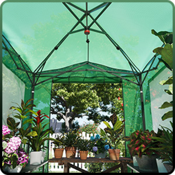 Home-Complete 8ft x 6ft Pop Up Greenhouse with Zippered