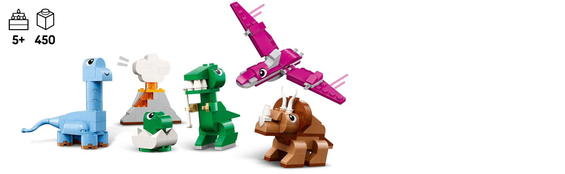 These quick-to-build LEGO dinosaur toys develop creative construction skills in dino-loving youngsters.