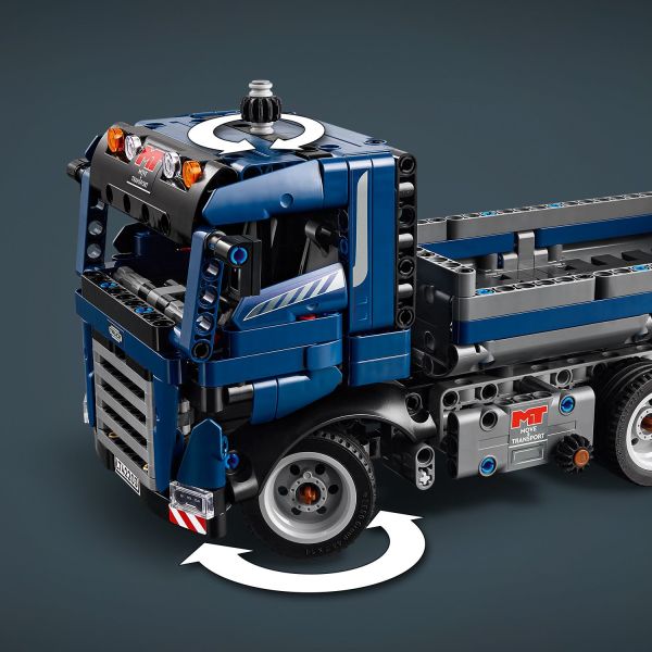 Truck Snap On Lego Man LEGO Technic 42203 Tipping Dump Truck By