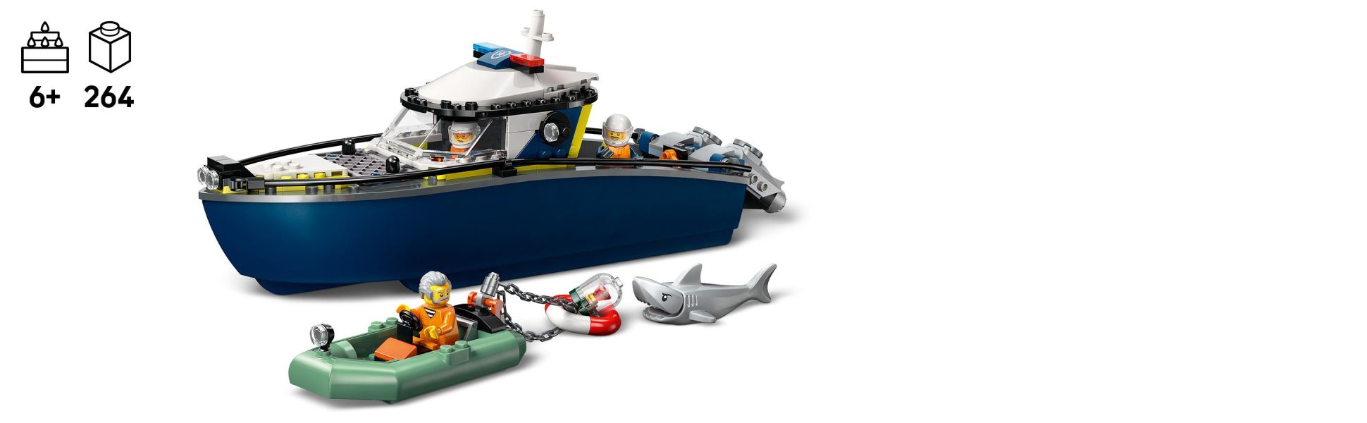 Kids enjoy an immersive building experience before diving into an ocean of crook-catching adventures.