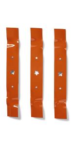 Husqvarna 54-Inch Mulching Lawn Mower Blades for Riding Mowers, Pack of 3