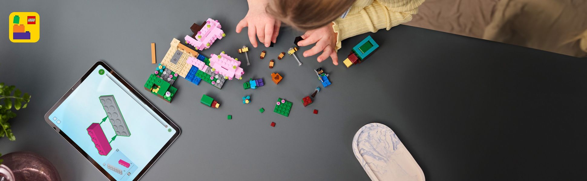 Builders can zoom in, rotate sets in 3D and track progress using the fun, intuitive LEGO Builder app.