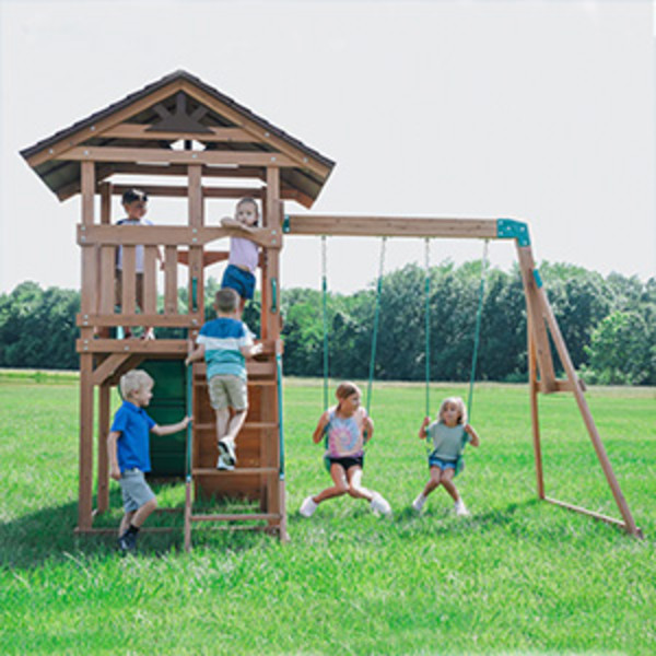 ☆滝☆ バッジョ リペイント品 ブレシア ２体セット Backyard Discovery Lightning Ridge Outdoor Playground Set Wooden