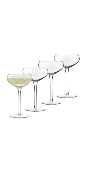 Libbey Kentfield Coupe Cocktail Glasses, 9oz, Set of 4