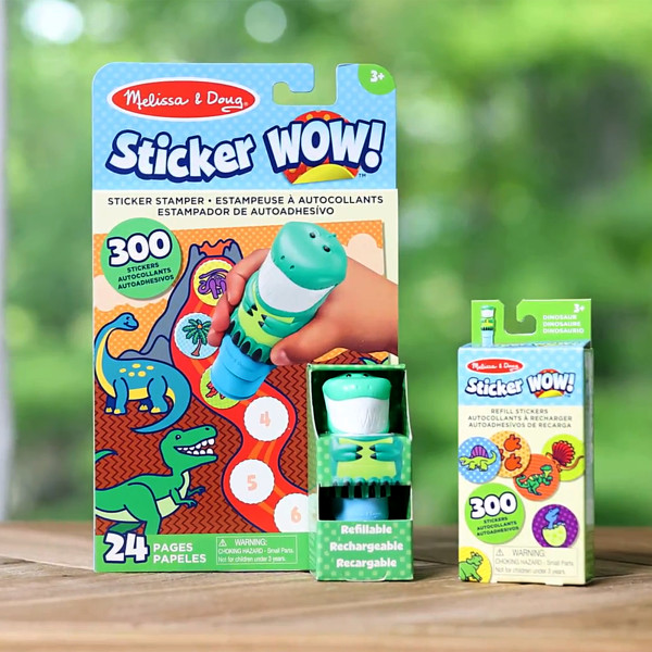 Gift idea! This is the brand-new Sticker WOW from @Melissa & Doug ! Th