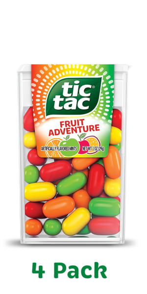 Tic Tac Tropical Adventure Mints, 3.4 oz Pack 