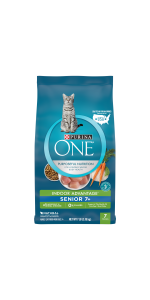 Purina ONE High Protein Natural Senior Dry Cat Food Indoor