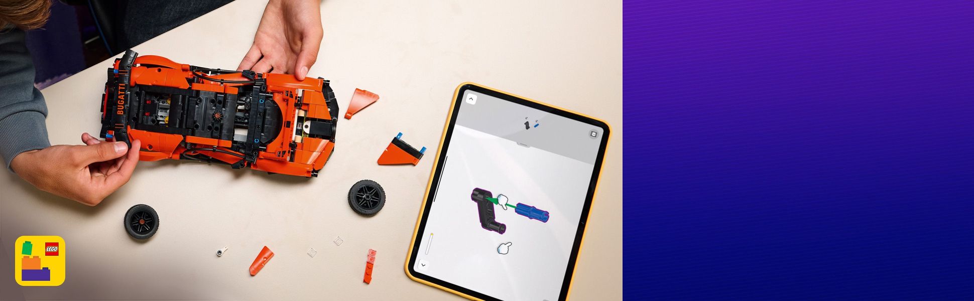 Builders can zoom in, rotate sets in 3D and track their progress using the fun, intuitive LEGO Builder app.