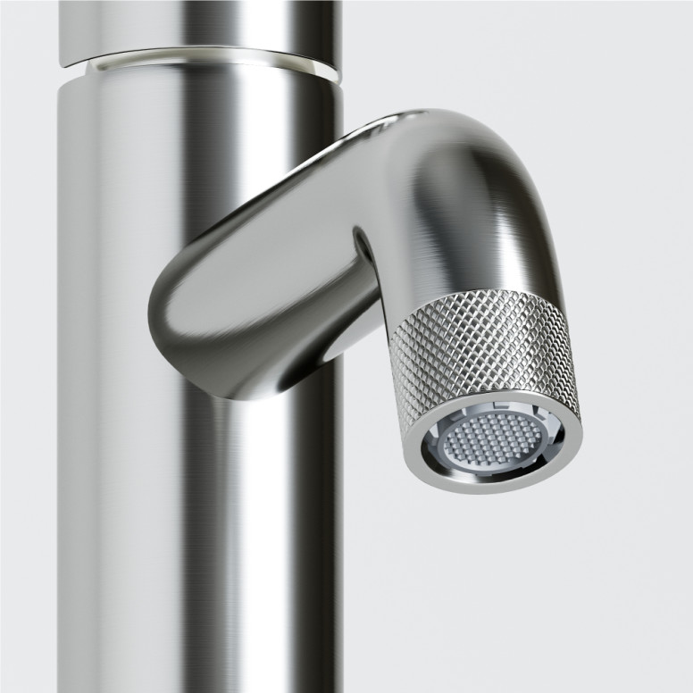 Easy-to-Clean Nozzle Resists Mineral Buildup