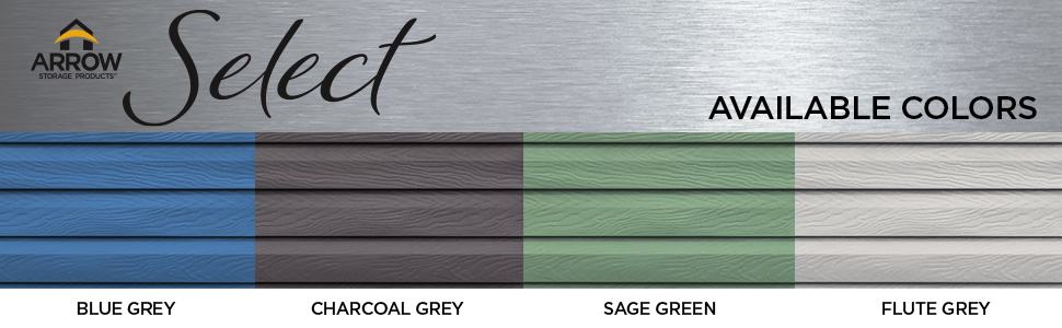 Arrow CLASSIC Available Colors - Blue Grey, Charcoal Grey, Sage Green and Flute Grey