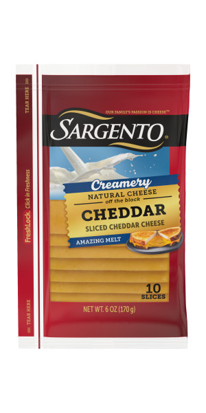 Sargento Creamery Sliced Natural Cheddar Cheese