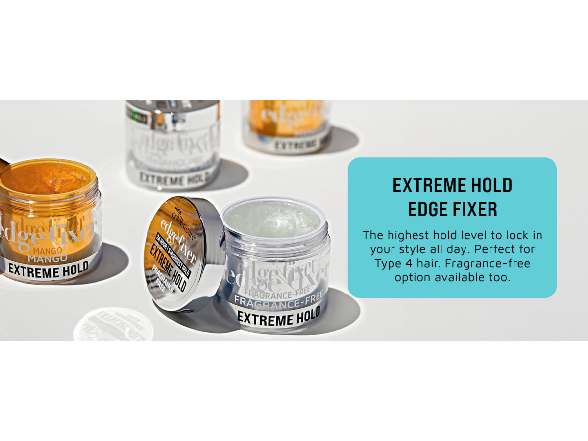 KISS Colors & Care Edge Fixer Extreme Hold Hair Gel 3.38 oz