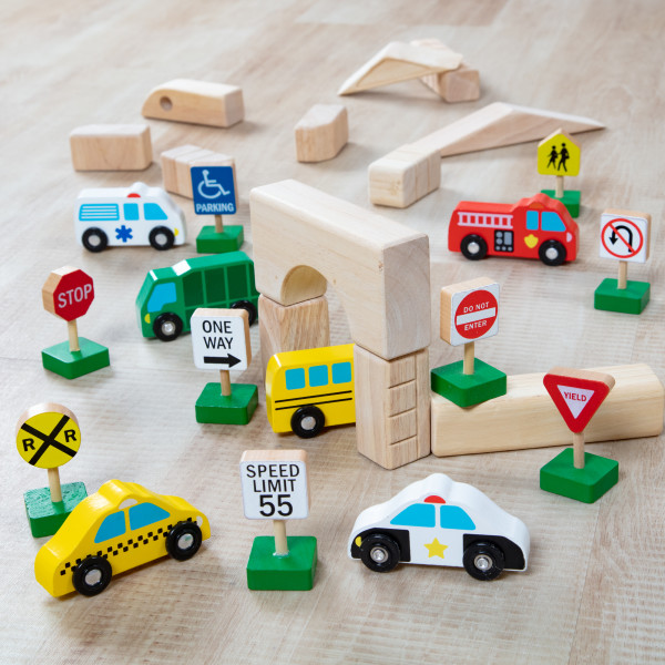 Melissa and doug hot sale cars and signs