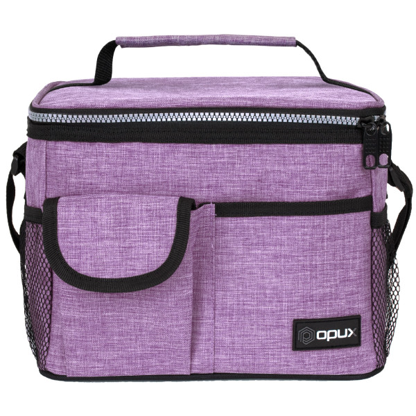 OPUX Premium Insulated Lunch Box, Soft School Lunch Bag for Kids Boys  Girls, Lea