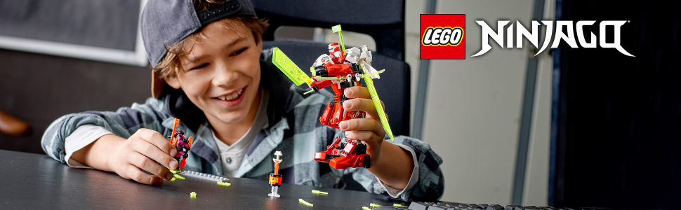 LEGO 71707 Kai's Mech Jet Team Building Skills,Multicolor, 217 Pcs