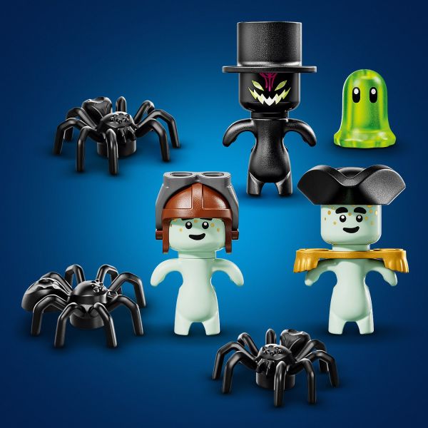 Discover Z-Blob, a Grimspawn, 2 dreamling figures and 3 spiders.