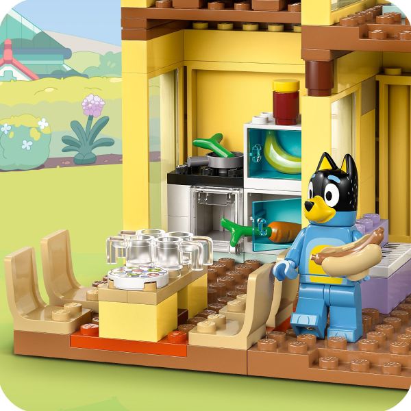 Cook up some fun with a fridge, oven, stove and furniture.
