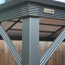 aluminum corner post of gazebo