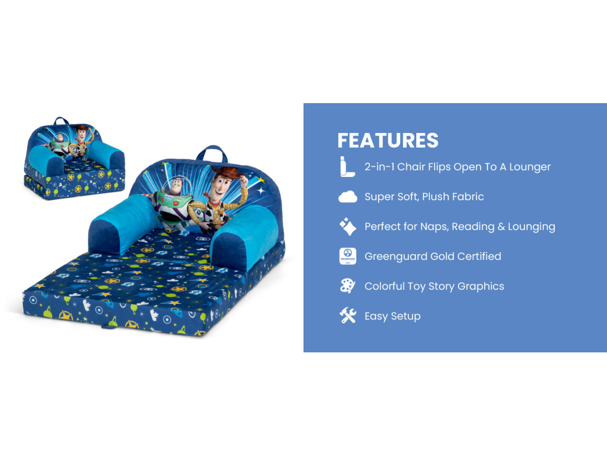 Free Shipping! Delta Children Toy Story Cozee Buddy Flip-Out