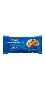 GHIRARDELLI Milk Chocolate Premium Baking Chips, Chocolate Chips for Baking, 11.5 OZ Bag