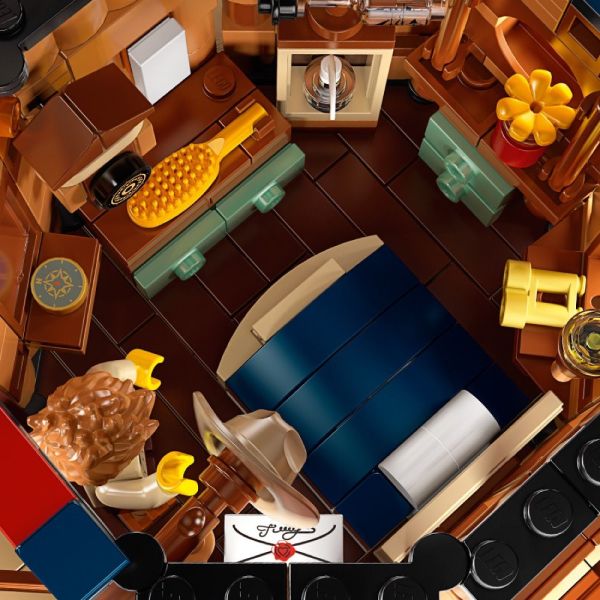 Cabins are packed with accessories for realistic role-play.
