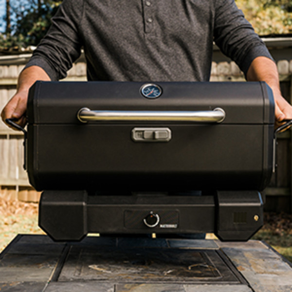 Portable Charcoal Grill and Smoker with Cart - Masterbuilt
