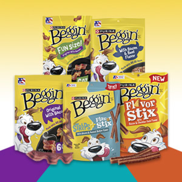 Family shot of Beggin Treat Products