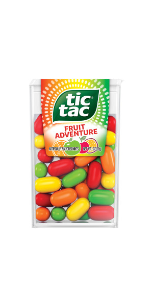 Tic Tac Fruit Adventure, On-the-Go Pocket-Sized Mints, 50 pieces