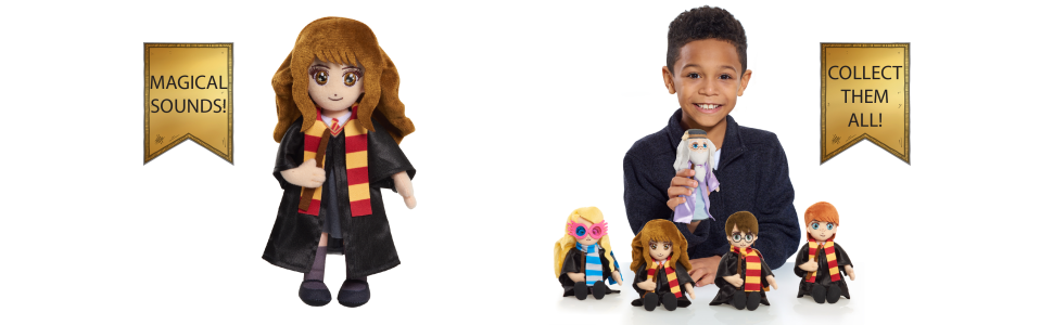 Harry Potter™ 8-Inch Spell Casting Wizards Hermione Granger™ Small Plush  with Sound Effects, Kids Toys for Ages 3 Up, Easter Basket Stuffers and Small  Gifts 