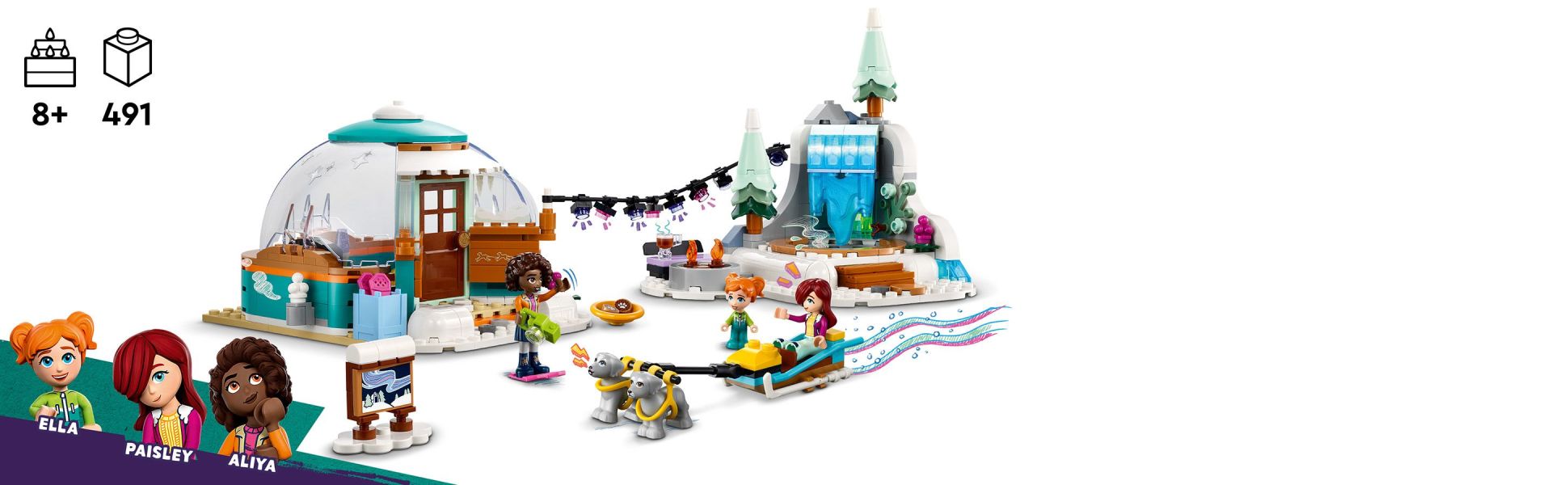 Lego®friends 41760 - les vacances en igloo, jeux de constructions &  maquettes