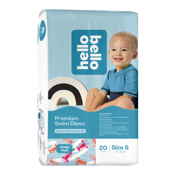 Hello Bello Swim Diapers, Small (Size 3) for Toddlers, 20ct Pack