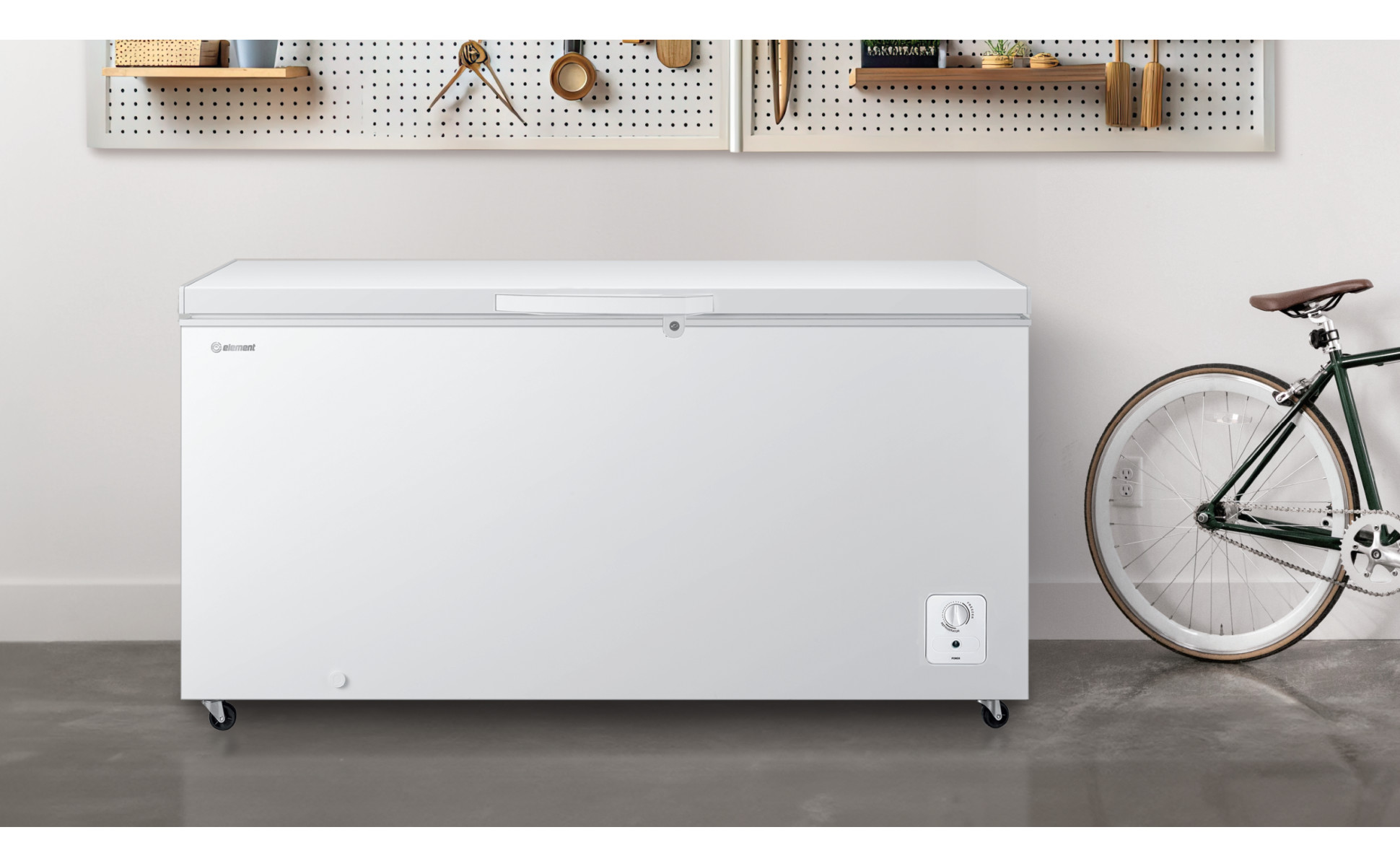 Element Energy Star 7 Cu. Ft. Small Deep Chest Freezer in