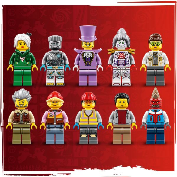 Includes Zane, Pixal, Dorama, Dr. LaRow, Harumi and Twitchy Tim.