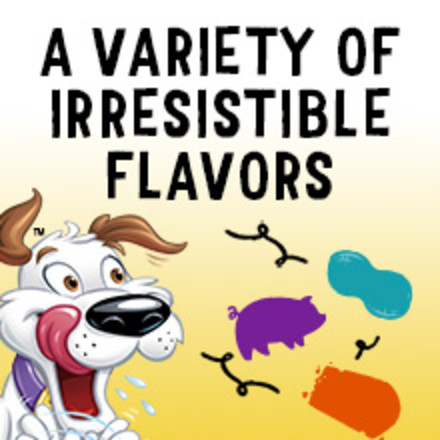 Hamlet drooling while looking at peanut, pig and cheese icons.