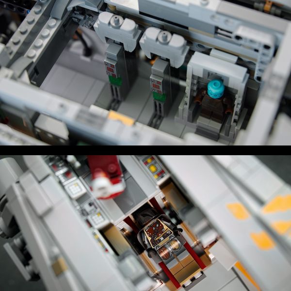 The top and huge engines lift off for easy access.