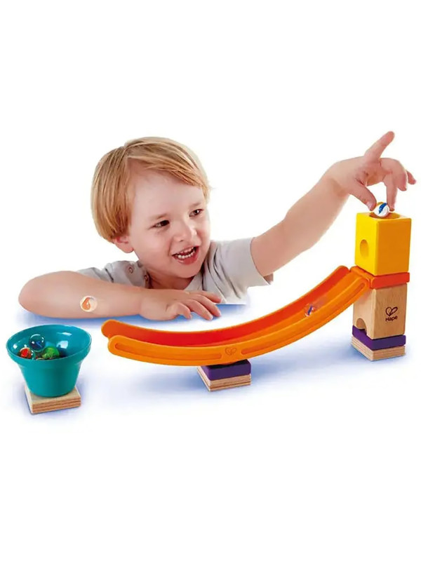 Hape: Quadrilla: Mega Skatepark - Wooden Toy Accessory, 8 Blocks