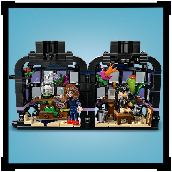 LEGO Wednesday Black Dahlia Flower Building Toy - Pretend Play Set