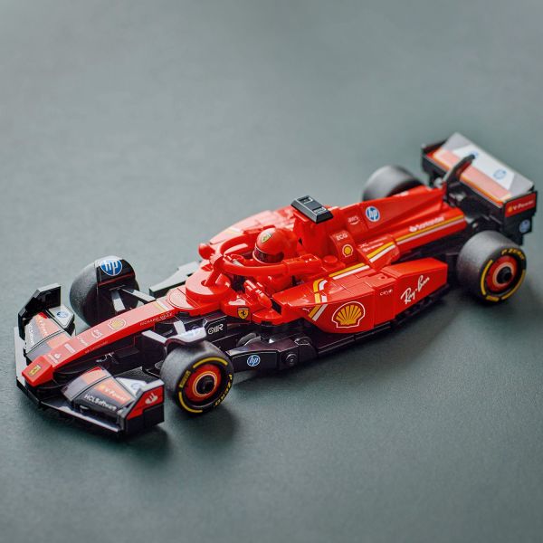 Kids can build a Ferrari SF-24 F1 Race Car.