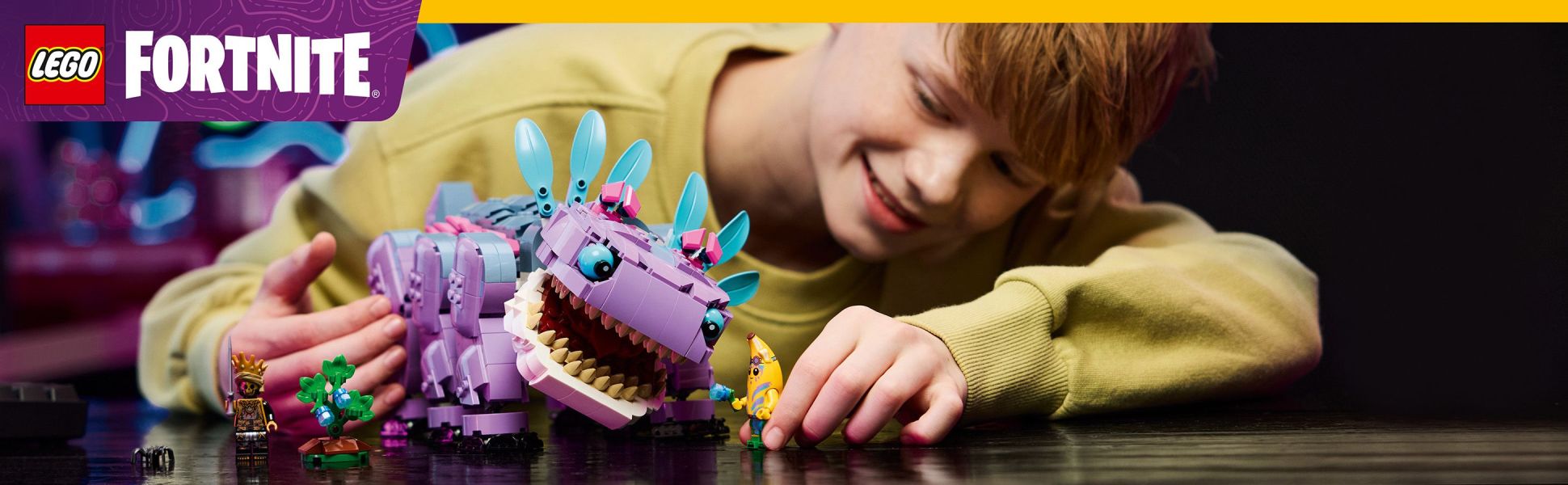 Let kids’ imaginations run wild with an awesome LEGO Fortnite Klombo building set for gamers.
