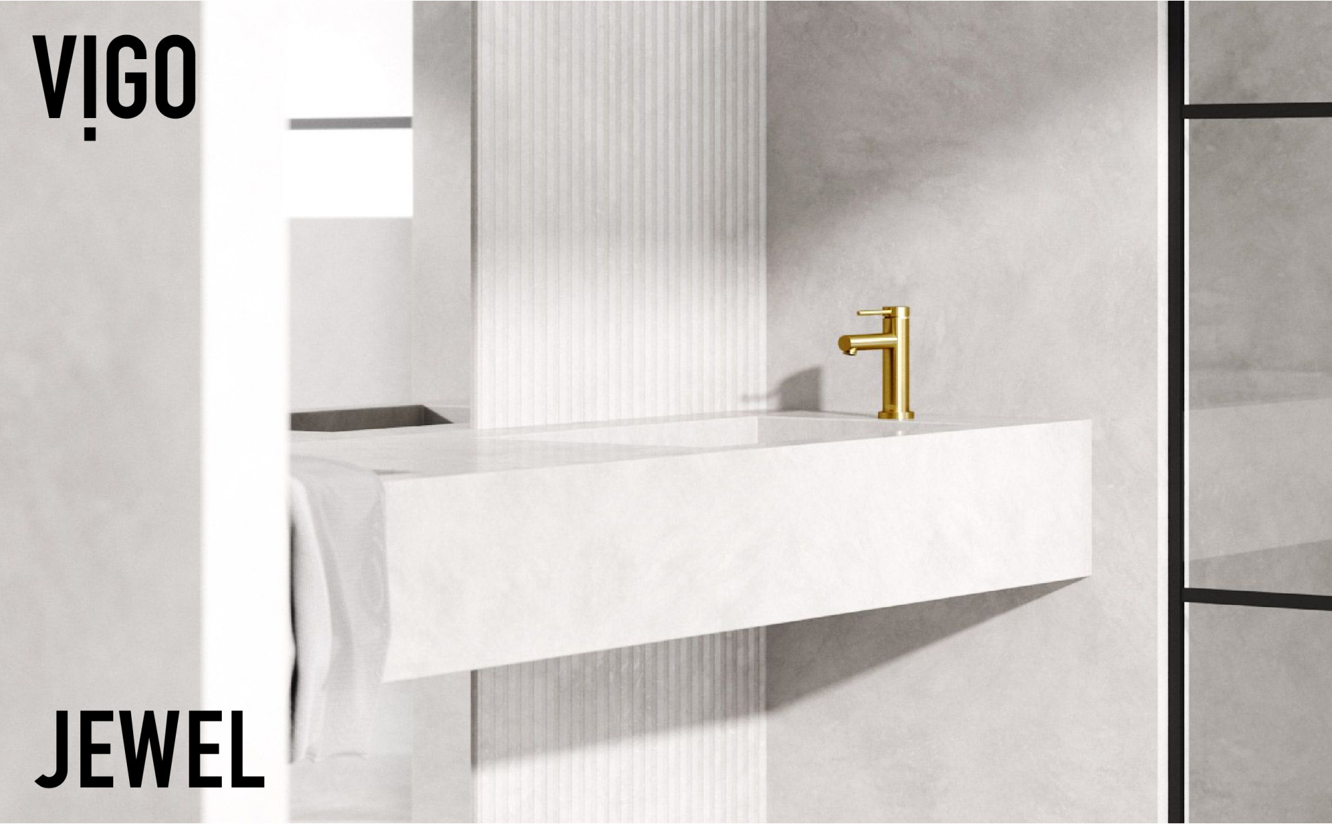 VIGO Jewel 6 in. Single-Hole Single Handle Bathroom Faucet in