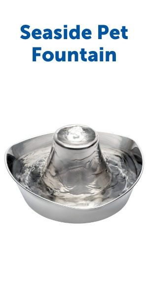 PetSafe Seaside Stainless Pet Fountain | Petco