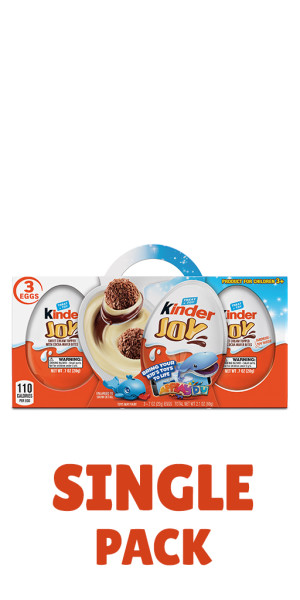 Kinder Joy Egg, Treat Plus Toy, Sweet Cream & Chocolatey Wafers, Valentines  Day Gift, 1 Ct