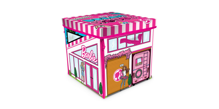 Barbie ZipBin 40 Doll Dreamhouse Toy Storage Box Playmat