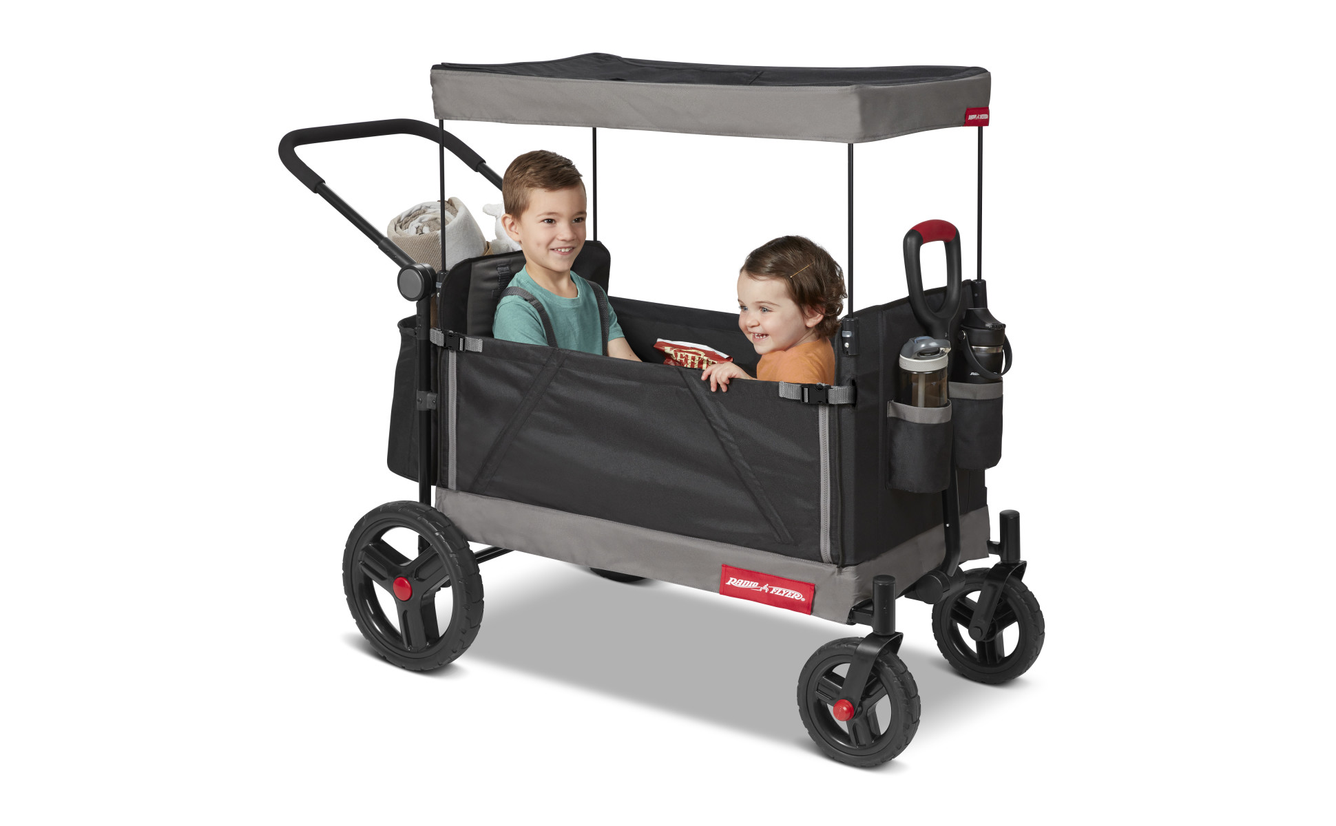 Fold up store radio flyer wagon