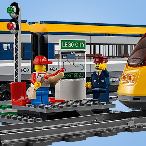 LEGO City Train 677 Piece Building Kit w/ 4 Minifigures & Track Walmart.com