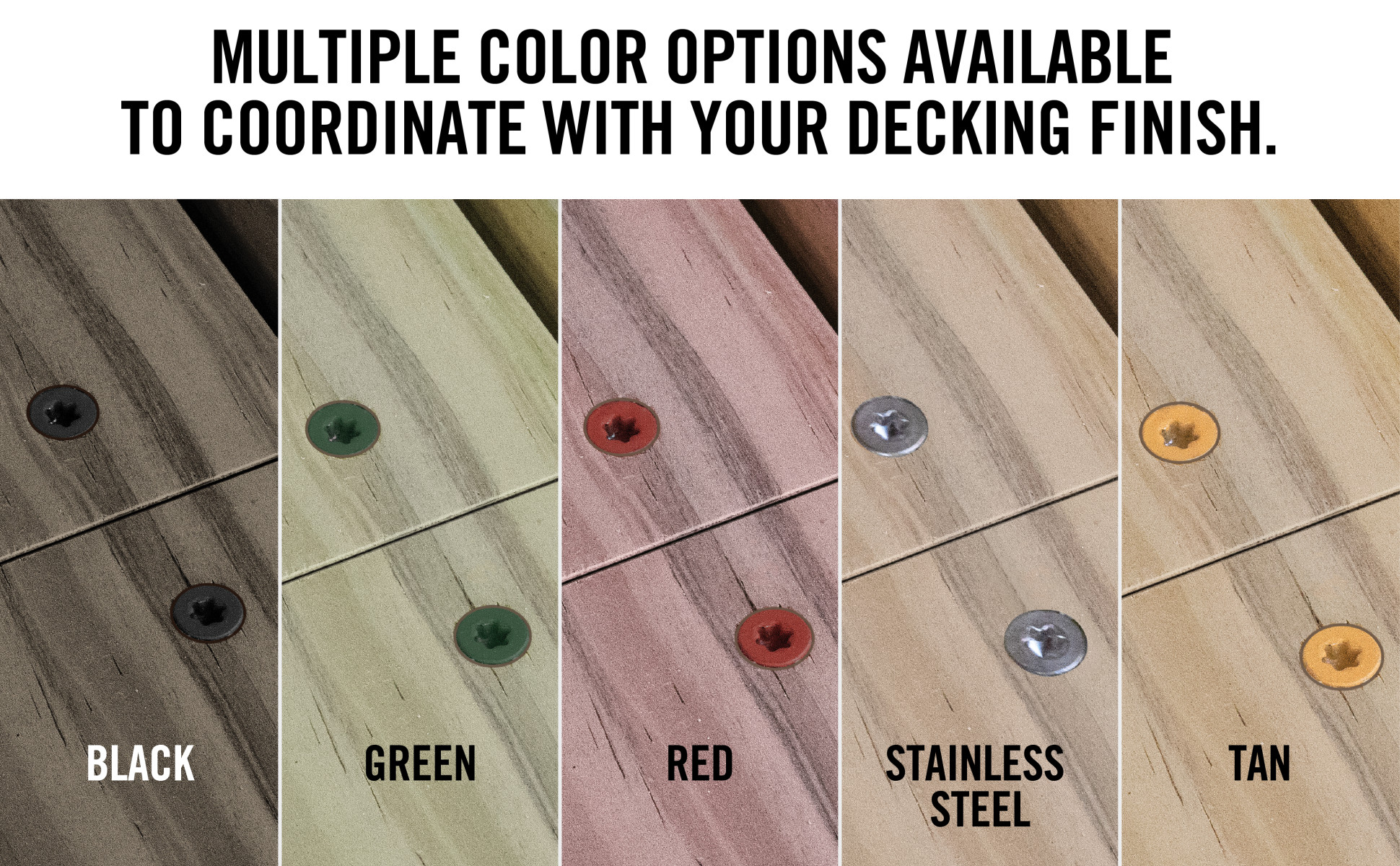 DECKMATE #8 x 1-5/8 in. Red Star Flat-Head Wood Deck Screw (5 lbs