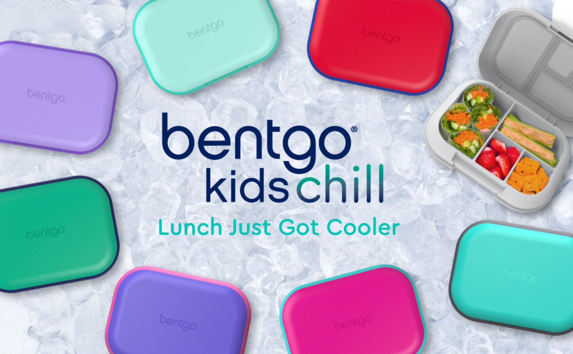Bentgo® Kids Chill Lunch Box (Green/Navy) With Kids Water Bottle - New &  Improved 2023 (Blue)