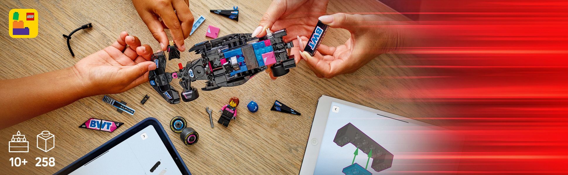Builders can zoom in, rotate sets in 3D and track progress using the fun, intuitive LEGO Builder app.