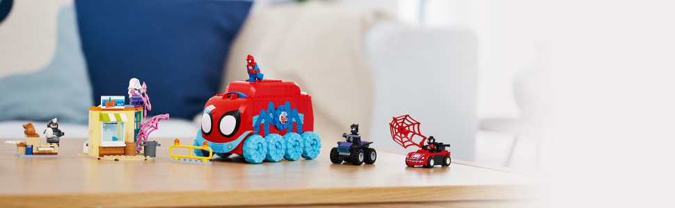 LEGO 10791 Marvel Quartier Generale Mobile del Team Spidey, Giochi per  Bambini e Bambine da 4 Anni con Miles Morales, Serie Spidey e i Suoi  Fantastici Amici : : Giochi e giocattoli