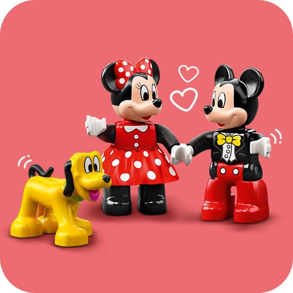 LEGO Duplo 10941 - Le train d'anniversaire de Mickey et Minnie avec Train  et Figurines